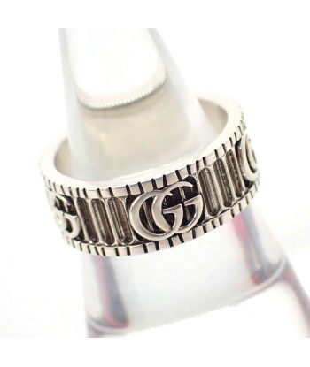 GUCCI / Gucci Double G Silver Ring No. 14 livraison gratuite