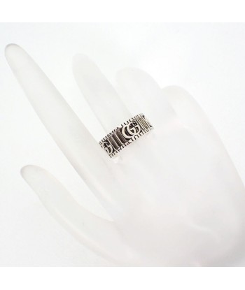 GUCCI / Gucci Double G Silver Ring No. 14 livraison gratuite