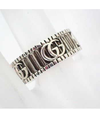 GUCCI / Gucci Double G Silver Ring No. 14 livraison gratuite