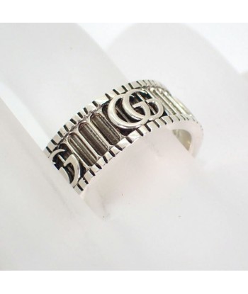 GUCCI / Gucci Double G Silver Ring No. 14 livraison gratuite