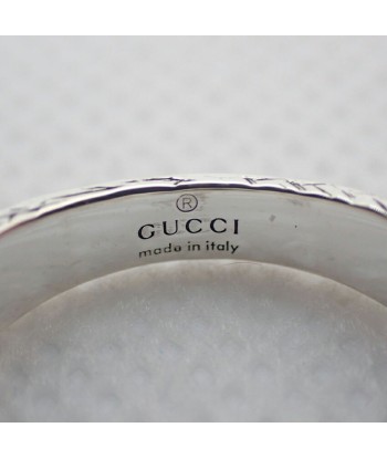 GUCCI / Gucci Ag925 Double G Interlocking Ring No. 12 Dans la société mordern