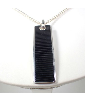 TIFFANY / Tiffany SV925 Rubber Bar Pendant Necklace acheter en ligne