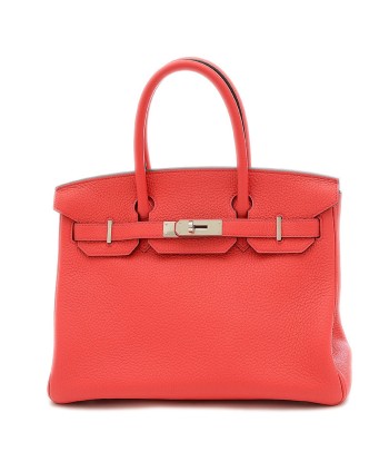 Hermes Birkin 30 Taurillon Clemence Leather Handbag Bougainvillier du meilleur 