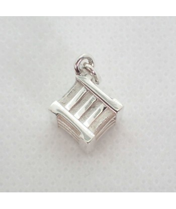 TIFFANY / Tiffany SV925 Atlas Cube Cadena Charm Pendant Top Faites des économies