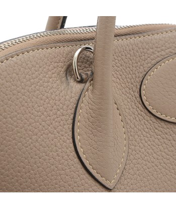 Hermes Bolide 35 Taurillon Clemence Leather Handbag Shoulder Bag Gris Tourterelle Véritable concentré