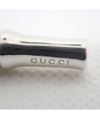 GUCCI / Gucci SV925 Bamboo Cross Pendant Top une grave pollution 