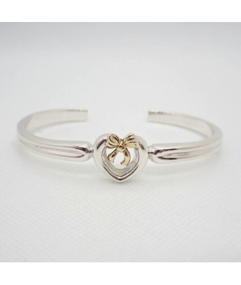 TIFFANY / Tiffany SV925 750 Heart Ribbon Bangle soldes