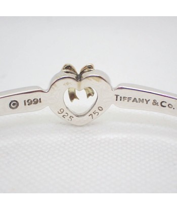 TIFFANY / Tiffany SV925 750 Heart Ribbon Bangle soldes