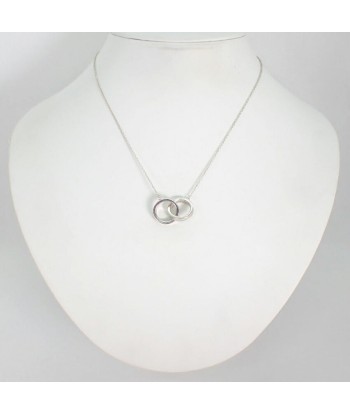 TIFFANY / Tiffany SV925 1837 Interlocking Circle Pendant Necklace pas chere