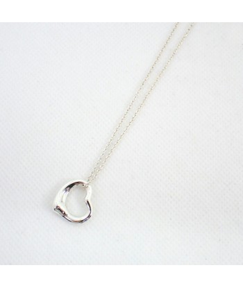 TIFFANY / Tiffany SV925 Open Heart Pendant Necklace destockage