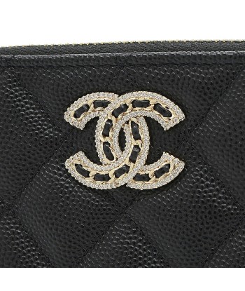 Chanel Caviar Leather PochettePouch Black Voir les baskets