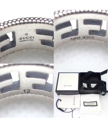 GUCCI / Gucci Ag925 Square G Ring No. 11 de la marque