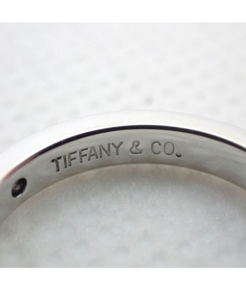 TIFFANY / Tiffany Pt950 Diamond Stacking Band Ring No. 6 le des métaux précieux