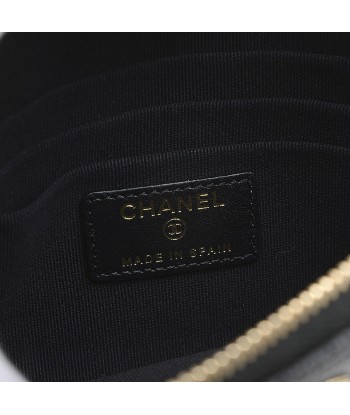 Chanel Caviar Leather PochettePouch Black Voir les baskets