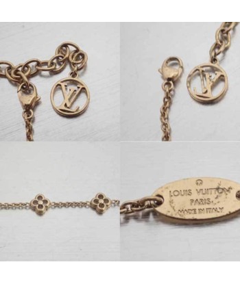 Louis Vuitton Bracelet Monogram Flower Full Gold Bangle Chain Breath Ladies M68127 acheter