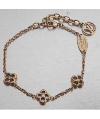 Louis Vuitton Bracelet Monogram Flower Full Gold Bangle Chain Breath Ladies M68127 acheter