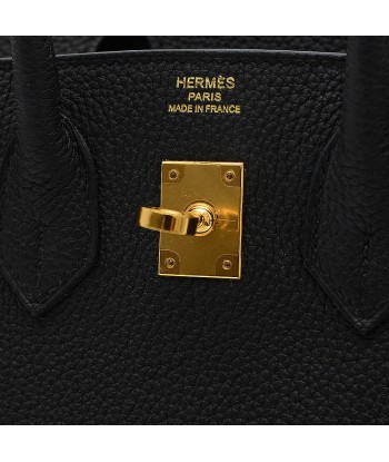 Hermes Birkin 25 Womens Togo Leather Handbag Black Découvrez la collection