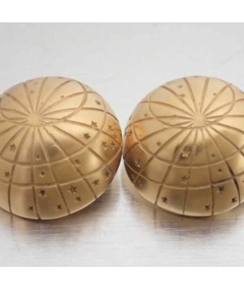 Hermes Earrings BIJOUTERIE FANTAISE Gold Round Ladies Toutes les collections ici