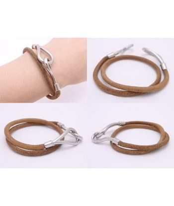 Hermes Bracelet Jumbo Brown Leather Womens Mens Découvrez la collection