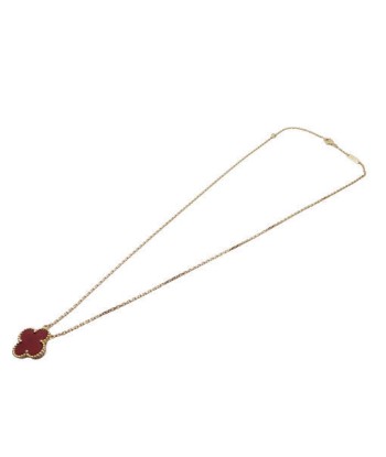 Van Cleef & Arpels Alhambra Yellow Gold (18K) Carnelian Necklace (Yellow Gold) pas cher