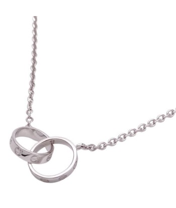 Cartier Love Baby Love Jewelry White Gold No Stone Womens Necklace (Silver) les ligaments