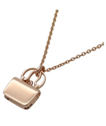 Hermes Necklace Pink Gold Diamond Womens Pendant (Pink) Venez découvrir notre 