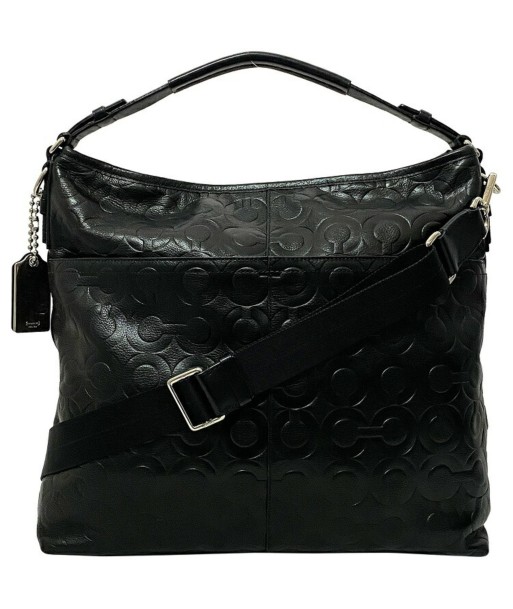 Coach Ec-14190 Men,Women Leather Shoulder Bag Black Voir les baskets