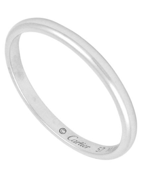 Cartier 1895 Wedding Ring 2mm Pt950  57 B4078000 soldes