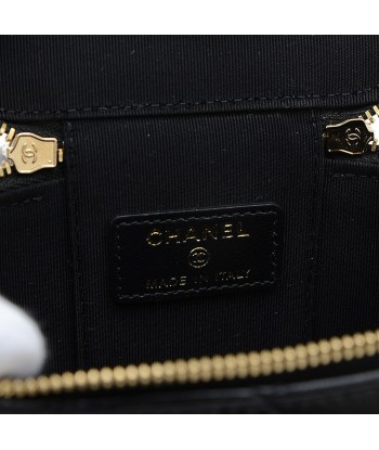 Chanel Matelasse Leather Pochette Black à prix réduit toute l'année