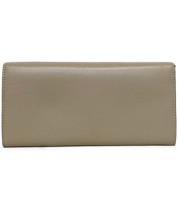 Fendi F-14280 Womens Leather Long Wallet (bi-fold) BeigeGray pour bénéficier 