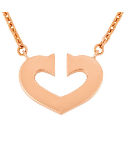 Cartier C Heart Necklace K18PG Pendant Faites des économies