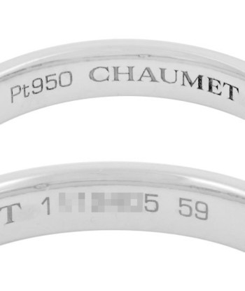 Chaumet CHAUMET Eternal de Wedding Ring Diamond Pt950  59 s'inspire de l'anatomie humaine