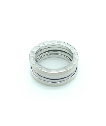 BVLGARI B-ZERO1 Bvlgari One 2 Band Ring K18WG White Gold No. 10 livraison gratuite