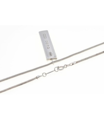 Tiffany Necklace 1837 Bar Pendant SV Sterling Silver Choker Ladies Les êtres humains sont 