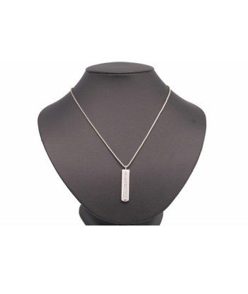 Tiffany Necklace 1837 Bar Pendant SV Sterling Silver Choker Ladies Les êtres humains sont 