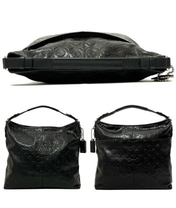 Coach Ec-14190 Men,Women Leather Shoulder Bag Black Voir les baskets