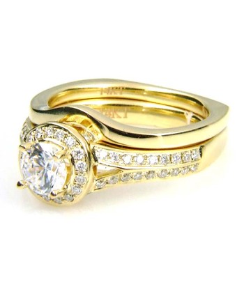 Diamond Semi Mount Engagement Ring 14KT Yellow Gold Livraison rapide