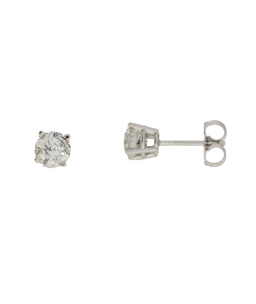 Genuine .97ct Diamond Stud Earrings 14KT White Gold Profitez des Offres !