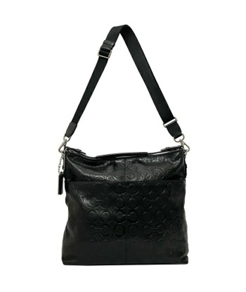 Coach Ec-14190 Men,Women Leather Shoulder Bag Black Voir les baskets