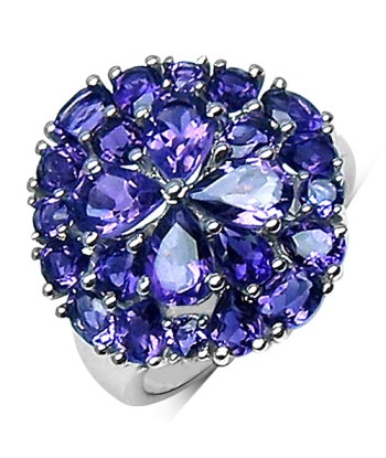 4.04 Carat Genuine Amethyst .925 Sterling Silver Ring Comment ça marche