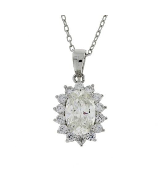 Cubic Zirconium Fashion Pendants Sterling Silver du meilleur 