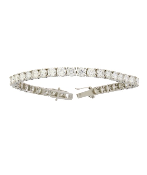 15.00ct Moissanite Tennis Bracelet Sterling Silver l'achat 