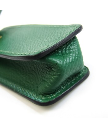 Hermes Leather Gum Holder Green Etui Chewing Gum en stock