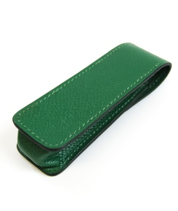 Hermes Leather Gum Holder Green Etui Chewing Gum en stock