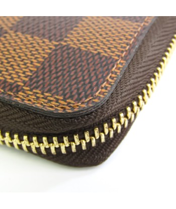 Louis Vuitton Damier Portofeuil Clemence N60534 Womens Damier Canvas Long Wallet (bi-fold) CeriseEbene pas cheres