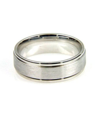 Mens Ring Wedding Band Sterling Silver 10KT Gold à prix réduit toute l'année