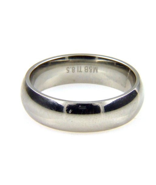 Mens Ring Wedding Band Titanium 2024