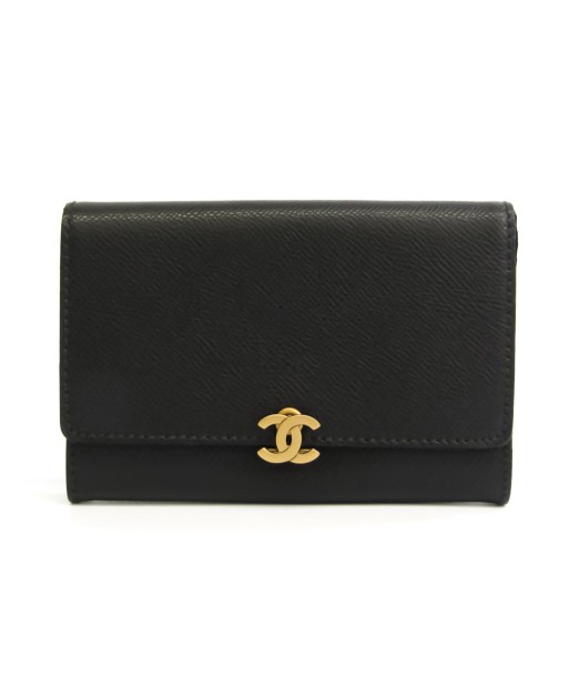 Chanel Womens Leather Wallet (bi-fold) Black Comparez plus de prix