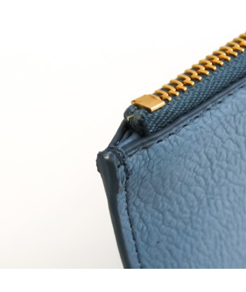 Miu Miu 5MB006 Leather Card Case Blue JUSQU'A -70%! 