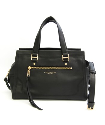 Marc Jacobs Cruiser Large Satchel M0015021 001 Womens Leather HandbagShoulder Bag Black livraison gratuite